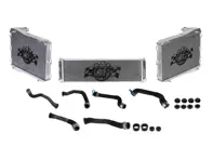 Aluminium radiator for water coolant fluid & hoses SET OF 3. Porsche 718 Boxster Spyder / 718 Cayman GT4 / 991.2 GT3 / GT3 RS - 9P1121251, 9P1121252, 99610613802 - 7086, 7087, 7068